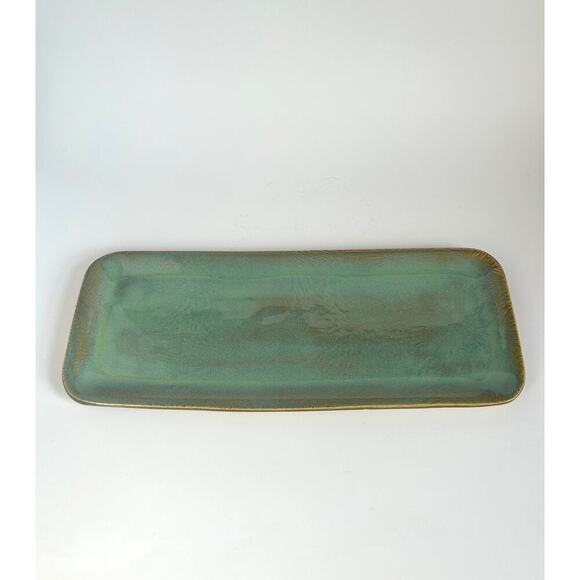 Vintage Ceramic Art Pottery Iridescent Mushroom Incense Holder and Tray - Picture 9 of 10